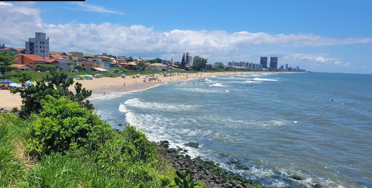 Praia de Barra Velha vista panorâmica
